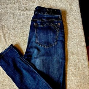 Women’s Buckle Black Fit # 63 medium dark wash jeans size 30” x34”.